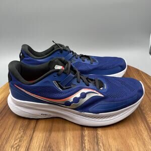Mens Saucony Guide 15 Shoes Mens 9 Blue Running Comfort Walking Gym Sneakers